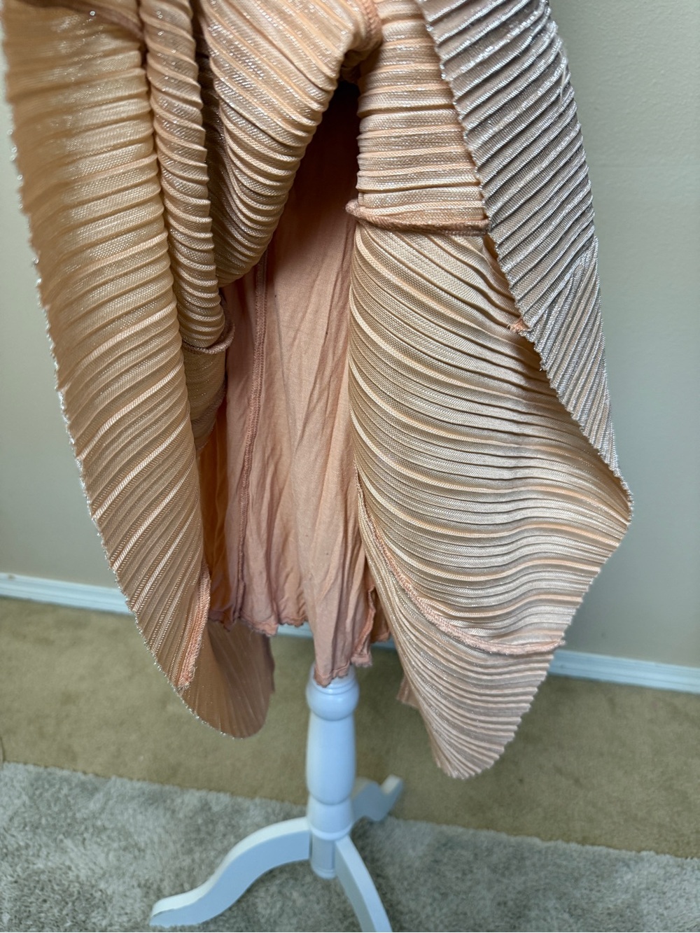 Anthropology Maeve Rose Gold Skirt Size XS - Picture 5 of 6